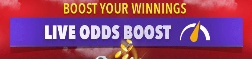 bonus banner says boost odds