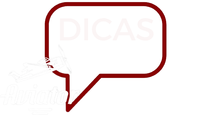 Logotipo do jogo Aviator com inscrição de dicas