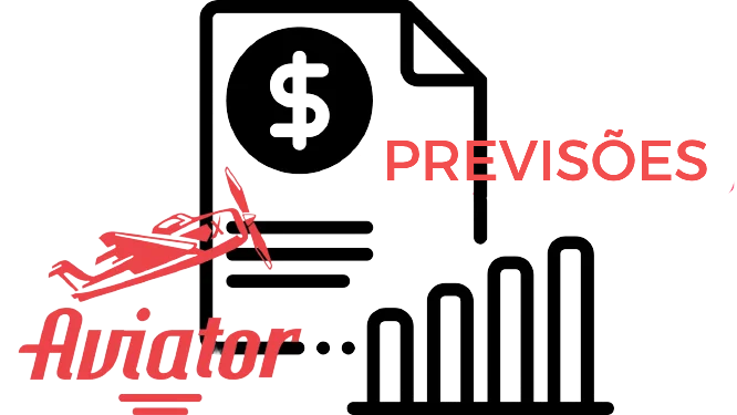 Lista com fundo de dólares e linhas de rede, logotipo do jogo Aviator com texto de previsões